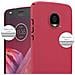 Custodia Compatibile Con Motorola Moto Z2 Play In Frosty Rosso - Hard Case Coperchio Protettivo In Frosted Look Contro I Graffi E Gli Urti - Foto miniatura 3
