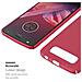 Custodia Compatibile Con Motorola Moto Z2 Play In Frosty Rosso - Hard Case Coperchio Protettivo In Frosted Look Contro I Graffi E Gli Urti - Foto miniatura 4