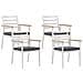 Set Di 4 Sedie Da Giardino Bianche Cavoli - Foto miniatura 1