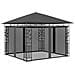 Gazebo Con Zanzariera 3x3x2,73 M Antracite 180 G / m² - Foto miniatura 1