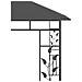 Gazebo Con Zanzariera 3x3x2,73 M Antracite 180 G / m² - Foto miniatura 5