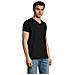 T-shirt Da Uomo Con Scollo A V Imperiale Nero Profondo Taglia 2xl - Foto miniatura 2