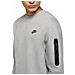 Felpa Da Uomo Girocollo Tech Fleece Grigia Taglia Xl Codice Cu4505-063 - Foto miniatura 3