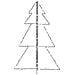 Albero di Natale a Cono 160 LED per Interni Esterni 78x120 cm - Foto miniatura 2