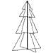 Albero di Natale a Cono 160 LED per Interni Esterni 78x120 cm - Foto miniatura 4