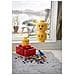 Scatola Portaoggetti Testa Boy Mini 10 X 11 Cm Polipropilene Giallo - Foto miniatura 3