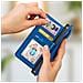 Custodia A Portafoglio Iphone 13 Mini Multiscomparto Supporto Video Azzurra - Foto miniatura 5