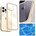 Cover Iphone 14 Pro Max Trasparente Bordo Beige Antiurto Spigen Ultra Hybrid - Foto miniatura 3