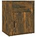 Comodino Rovere Fumo 50x36x60 Cm Legno Multistrato - Foto miniatura 2