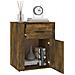 Comodino Rovere Fumo 50x36x60 Cm Legno Multistrato - Foto miniatura 5
