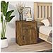 Comodino Rovere Fumo 50x36x60 Cm Legno Multistrato - Foto miniatura 1