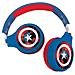 Avengers - Cuffie Bluetooth 2 In 1 - Cuffie Cablate Comode E Pieghevoli Per Bambini Con Limitazione Del Suono - Lexibook - Foto miniatura 1