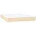 Materasso A Molle Insacchettate Cream 140x190x20 Cm In Tessuto - Foto miniatura 1