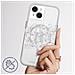 Cover Magsafe Per Iphone 15 Plus Silicone Paillette Bianca Karat - Foto miniatura 2