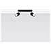 Lampada Da Soffitto Nero 2 Nero /cromo Sl. 1065 - Moderno Lampade Da Soffitto Nero /cromato 18x30x5 Cm - Foto miniatura 2
