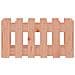 Fioriera Giardino Design Recinzione 60x30x30cm Massello Douglas - Foto miniatura 4