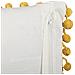 Set Di 2 Cuscini Lycrois Cotone 45 X 45 Cm Giallo Trama Floreale - Foto miniatura 6