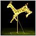 Renna Luminosa Natalizia Addobbo Per Esterno Cervo Led Luce Calda 94 X 115 Cm - Foto miniatura 1