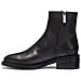 Regan Flat Bootie Stivaletti Pelle Di Mucca Scarpe Donna Nero Eu 38, 40f3rgme5l-001 - Foto miniatura 3