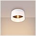 Lampada Da Soffitto Telesto Bianco /marrone Scuro Sl. 1392 - Scandinavo Lampade Da Soffitto Bianco /testa Di Moro 20x35x35 Cm - Foto miniatura 4