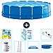 Piscina Fuori Terra - In Giro - 457x457x122 Cm - Blu - Include Accessori Coordinati Cb51 - Foto miniatura 1