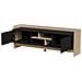 Armadio RTV PORTO 2D 150x38x50 rovere /nero - Foto miniatura 2