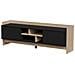 Armadio RTV PORTO 2D 150x38x50 rovere /nero - Foto miniatura 1
