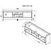 Armadio RTV PORTO 2D 150x38x50 rovere /nero - Foto miniatura 3