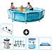 Piscina Fuori Terra - In Giro - 305x76 Cm - Blu - Include Accessori Coordinati A1384 - Foto miniatura 1