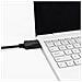 Cavo Audio /Video DisplayPort 1.4 8K M /M Angolato 90° 3 metri Nero - Foto miniatura 3