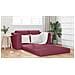 Divano Letto 2-in-1 Rosso Borgogna 148x71x83 cm Tessuto - Foto miniatura 4