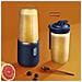 Frullatore Elettrico Portatile Con 6 Lame - Blu, Doppia Tazza - Foto miniatura 6