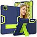 Custodia Per Ipad Air 4/5/ Pro 11"" Con Supporto E Alloggiamento Per Stilo Blu Navy - Foto miniatura 1