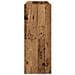 Scarpiere 2 pz Impilabili Legno Antico 89,5x30x40 cm - Foto miniatura 5
