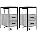 Mobiletti da Notte 2 pcs Grigio sonoma 30 x 48 x 61 cm - Foto miniatura 1
