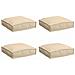 Cuscino per seduta pallet 4 pcs Beige 40 x 40 x 8 cm - Foto miniatura 1