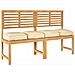Cuscino per seduta pallet 4 pcs Beige 40 x 40 x 8 cm - Foto miniatura 3