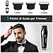 Tagliacapelli Da Uomo, Kit Tagliacapelli Professionale 2 In 1, Rasoio  Da 600 Mah, Ricarica Di Tipo C, Macchina Silenziosa Per La Rasatura Di Barba/capelli/corpo - Foto miniatura 4