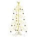 Albero di Natale in metallo con supporto Oro 150 cm - Foto miniatura 3