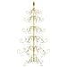 Albero di Natale in metallo con supporto Oro 150 cm - Foto miniatura 6
