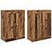 Mobile a muro 2 pcs Legno vecchio 69,5 x 34 x 90 cm - Foto miniatura 1