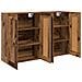 Mobile a muro 2 pcs Legno vecchio 69,5 x 34 x 90 cm - Foto miniatura 6