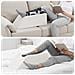 Cuscino per Gambe Bianco 68 x 25 x 21,5 cm Schiuma PU - Foto miniatura 2