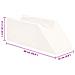 Cuscino per Gambe Bianco 68 x 25 x 21,5 cm Schiuma PU - Foto miniatura 9