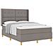 Letto a molle con materasso Talpa 140 x 190 cm Tessuto - Foto miniatura 1