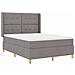 Letto a molle con materasso Talpa 140 x 190 cm Tessuto - Foto miniatura 4