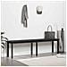 panchina Rovere Nero 160 x 35 x 45 cm Legno multistrato - Foto miniatura 4