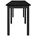 panchina Rovere Nero 160 x 35 x 45 cm Legno multistrato - Foto miniatura 6