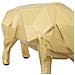 Scultura Toro-oro-poliresina-19,5x9,9x10,6 Cm - Foto miniatura 4