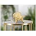 Scultura Toro-oro-poliresina-19,5x9,9x10,6 Cm - Foto miniatura 5